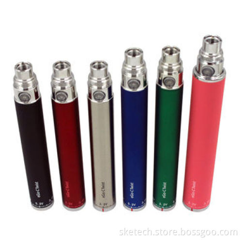 EGO-C twist battery, adjustable voltage battery from bottom, 650/900/1100mAh capacity, hot selling